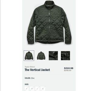Men’s quilted Taylor Stitch
The Vertical Jacket